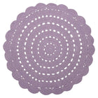 ALMA PURPLE Crocheted Children's Rug