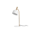 Tafellamp wit ijzer 20x23x56 cm