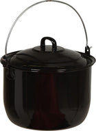 Kookpan outdoor 24 cm enamel carbonsteel
