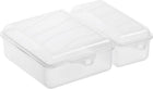 Rotho Twin Lunchbox 1.05+0.55L Transparent