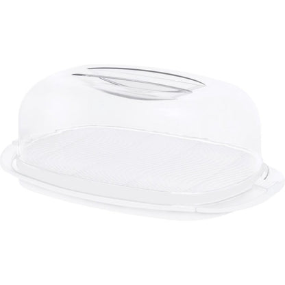 Rotho Fresh Kaasdoos 29X17X10.5 Cm Wit/Transparant