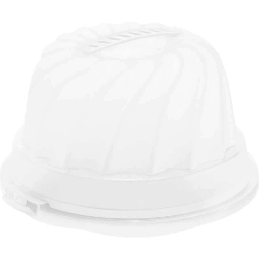 Rotho Fresh Cakedoos Tulband 30.5 Cm Wit/Transparant