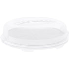 Taartdoos 35.5 cm wit/transparant