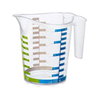 Rotho Domino Measuring Jug 1L Transparent