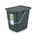 Rotho Green Waste Bin 7L Dark Green
