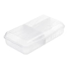 Lunchbox 1.7L transparant met verdeelschotjes