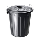 Rotho afvalemmer 25L zwart 37x36x41.5 cm