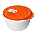 Rotho Clever Microwave Container 1.5L Papaya Red