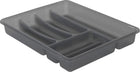Bestekbak 6 vakken 39x32x6 cm antraciet
