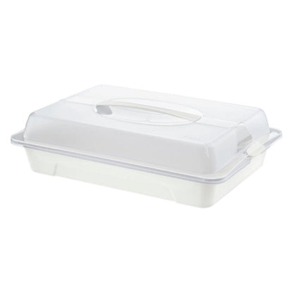 Rotho Fresh Partybutler Serveertray 43.5X11X29.5 Cm Wit/Transparant