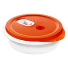 Rotho Clever Microwave Plate 1L Papaya Red