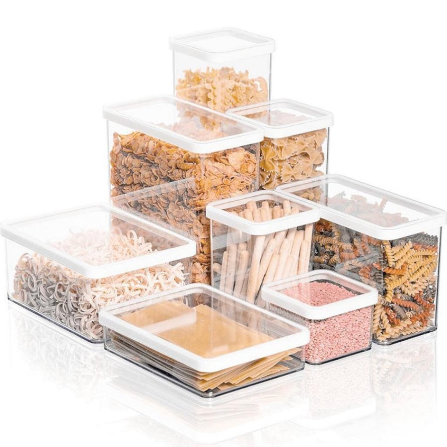 Rotho Loft Bewaardoos 0.5L Wit/Transparant