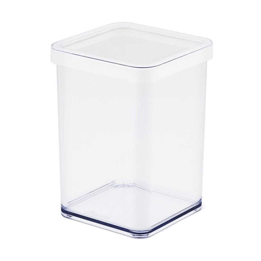 Rotho Loft Bewaardoos 10X10X14.2 Cm 1L Wit/Transparant