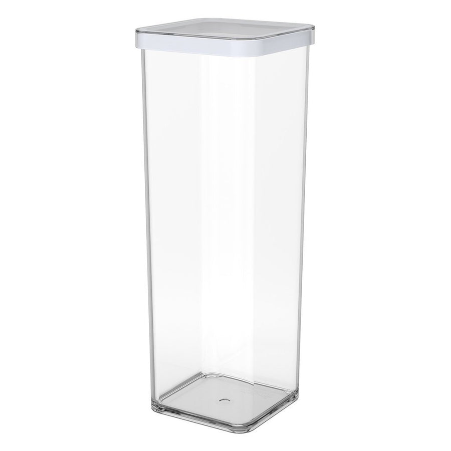 Rotho Loft Bewaardoos 10X10X28.5 Cm 2L Wit/Transparant