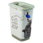 Rotho Cody Cat Pet Food Container 25L Cappuccino/Sand