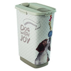Rotho Cody Dog Pet Food Container 50L Cappuccino/Sand