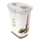 Rotho Cody Pet Food Container 10L Cappuccino/Sand