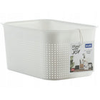 Opbergmand 26.2x18x13 cm 4.5L wit