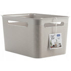 Rotho Brisen Storage Basket 36X26.2X21.1 Cm 16L Cappuccino