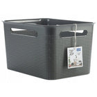 Opbergmand 36x26x21 cm 16L antraciet