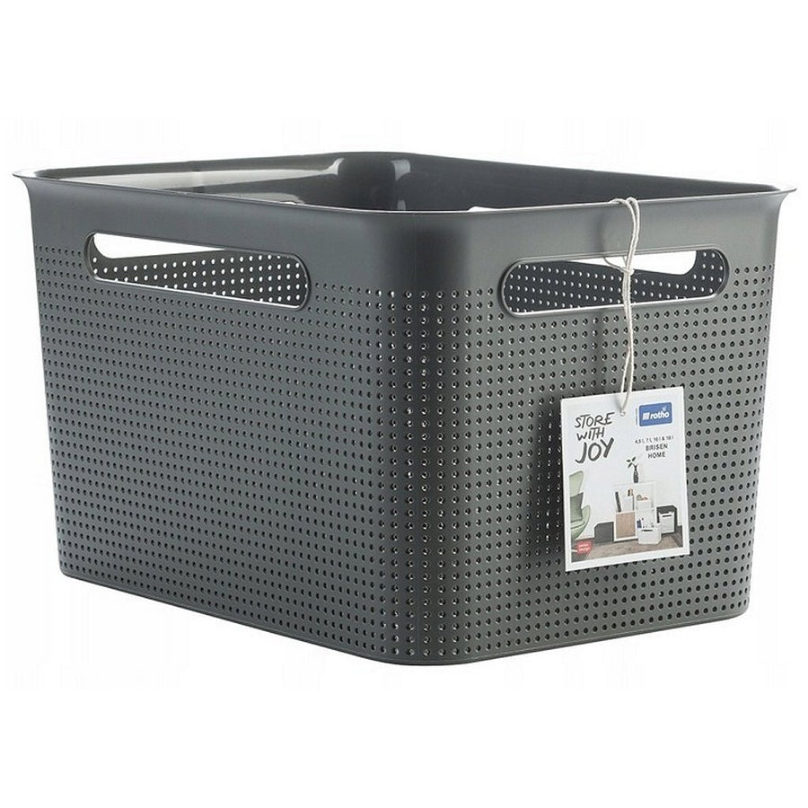 Rotho Brisen Opbergmand 36X26,2X21,1 Cm 16L Antraciet