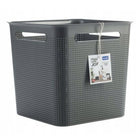 Opbergmand 29x29x28 cm 18L antraciet