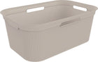 Wasmand 41L kunststof cappuccino