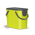 Rotho Albula Waste Separation Bin 25L Lime Green