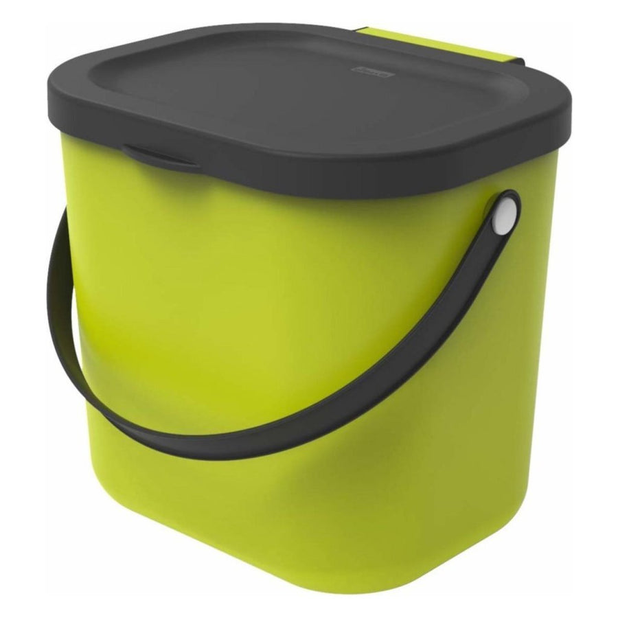 Rotho Albula Bio Afvalbakje 23.5X20X20.8 Cm 6L Lime Groen