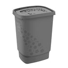 Wasmand 55L antraciet 44.7x34.7x60.5 cm