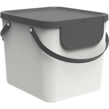 Rotho Albula Afvalscheider 38.8X35.5X33.9 Cm 40L Wit