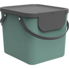 Afvalscheider 40L groen antraciet gerecycled plastic