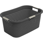 Wasmand 40L antraciet 58x39x25 cm
