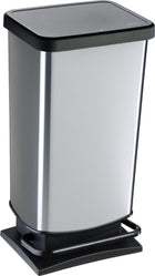 Pedaalemmer 40L zilver metallic