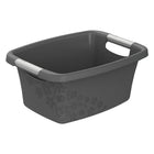 Wasmand 12L antraciet 39,5x29,5x17,5 cm