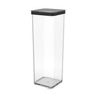 Rotho Loft Storage Container 10X10X28.5 Cm 2L Black/Transparent