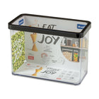 Rotho Loft Storage Box 20x10x14.2 cm 2.1L Black/Transparent