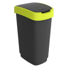 Afvalbak 50L lime antraciet