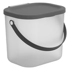 Wasmiddelbox 6L antraciet transparant