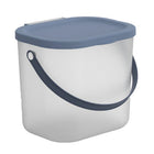 Wasmiddelbox 6L horizon blauw transparant