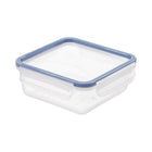 Bewaardoos koelkast 0.8L horizon blauw transparant