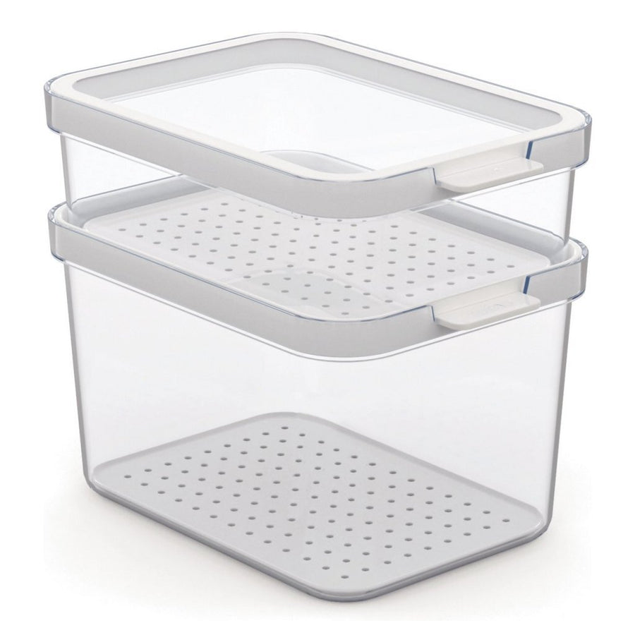 Rotho Cauma Set Koelkastorganizer 1.2L + 2.15L Transparant
