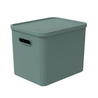Rotho Albula Multibox 29.5X29X37 Cm 27L Mistletoe Green