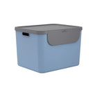 Afvalscheider 55L blauw antraciet