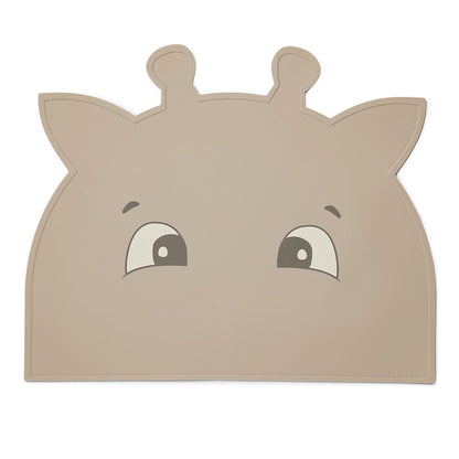Silicone placemat 40x32.5 cm giraf