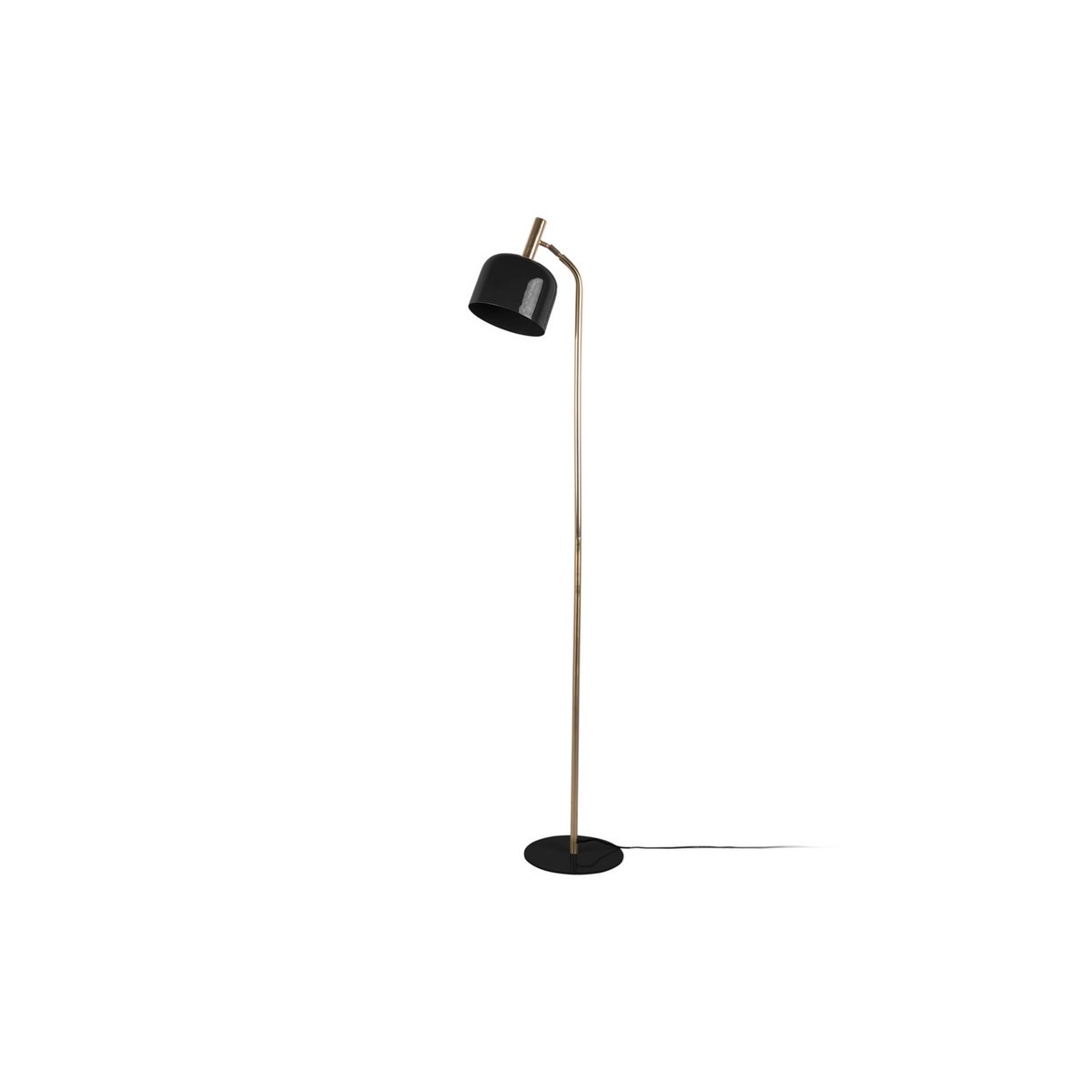 Vloerlamp 164 cm ijzer zwart