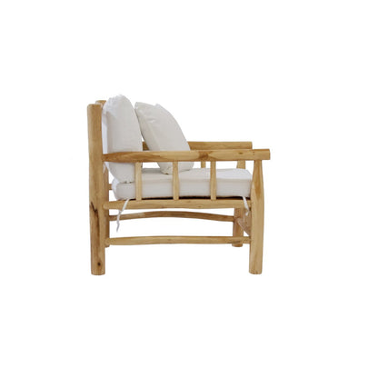 Teak bank binnen en buiten