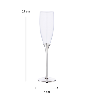 Champagnefluiten 2 stuks zink 27 cm