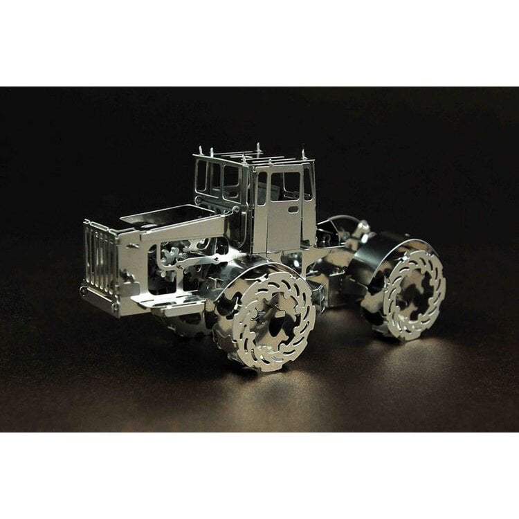 3D metalen bouwpakket tractor 11,2x5,5x4,4 cm