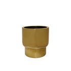 Plantenpot 37x40 cm goud fiberstone